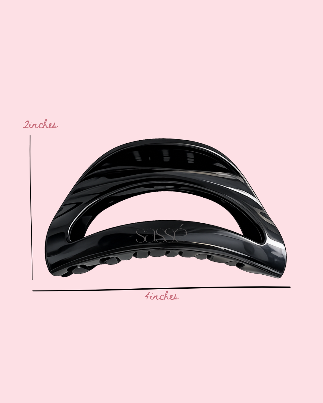 Large Soft bendable hair claw