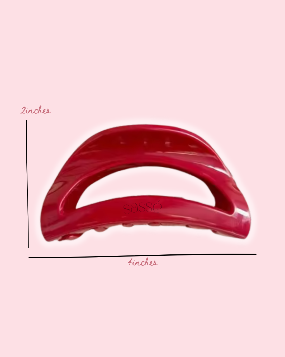 Large Soft bendable hair claw