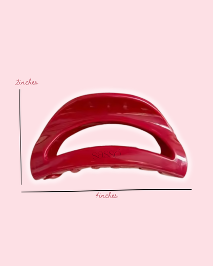 Large Soft bendable hair claw
