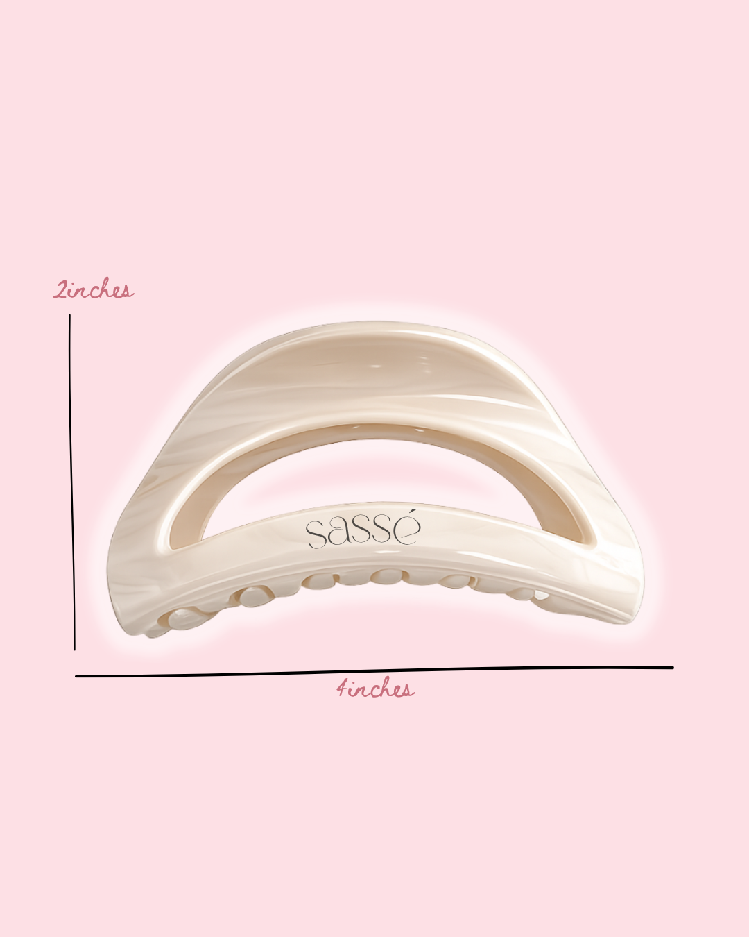 Large Soft bendable hair claw