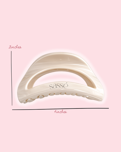 Large Soft bendable hair claw