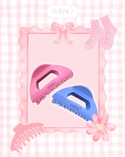 Soft bendable hair claw bundle