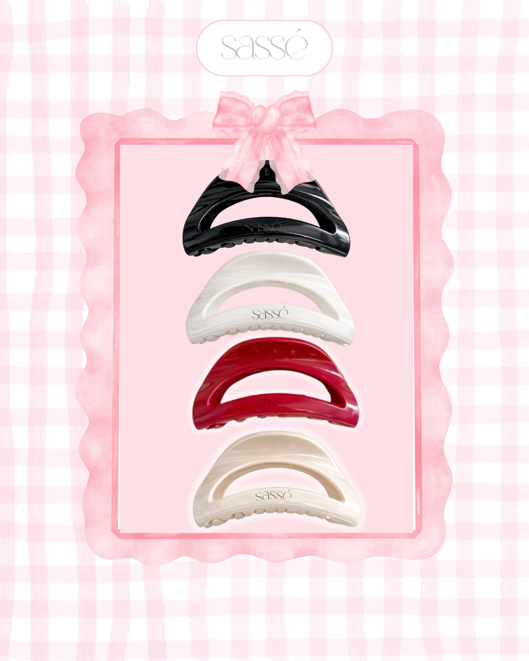 Large Soft bendable hair claw