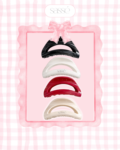 Large Soft bendable hair claw
